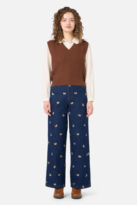 Princess Highway - Addison Textured Knit Vest - chocolate
