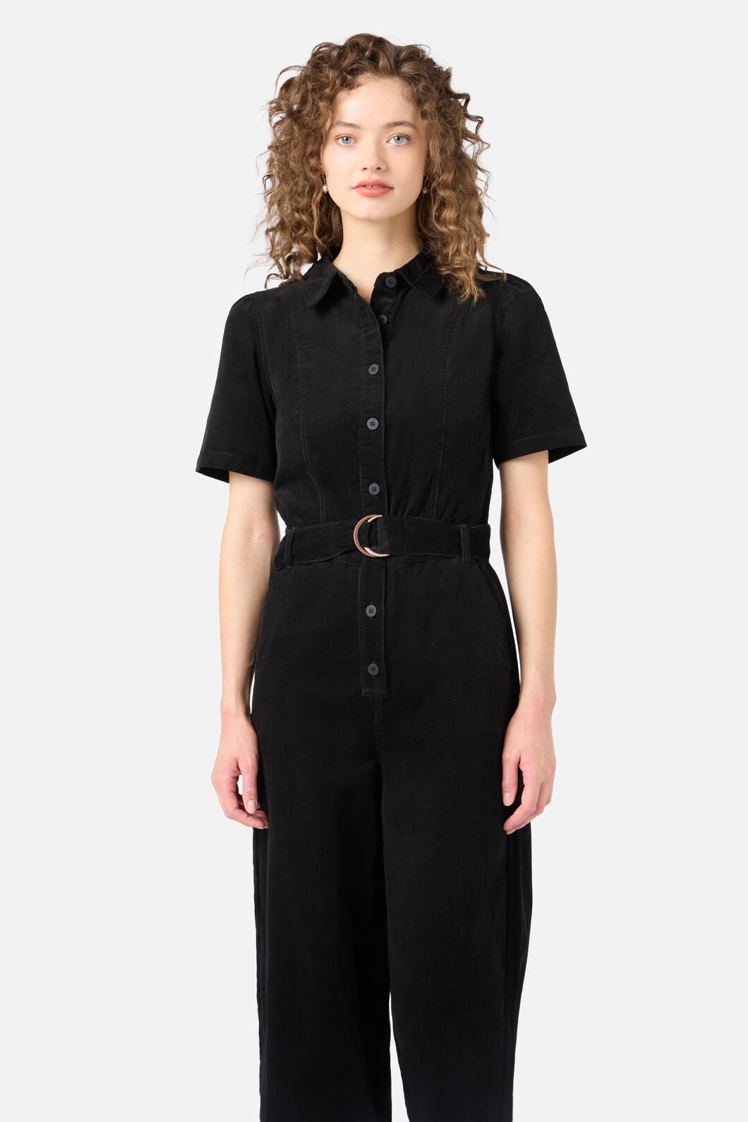 Princess Highway - Demi Cord Jumpsuit - black