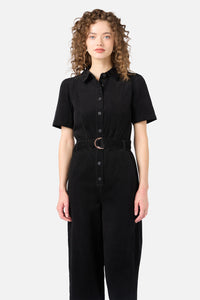 Princess Highway - Demi Cord Jumpsuit - black