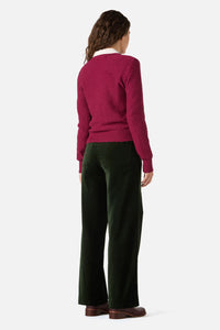 Princess Highway - Paige Wool Blend Jumper - berry
