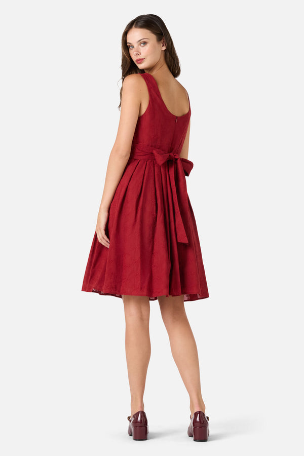 Princess Highway - Helena Bow Back Dress - red
