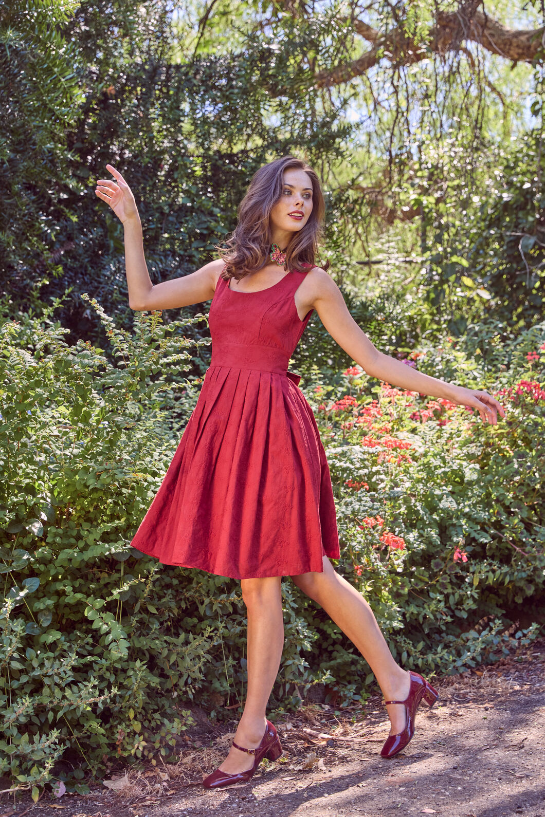 Princess Highway - Helena Bow Back Dress - red