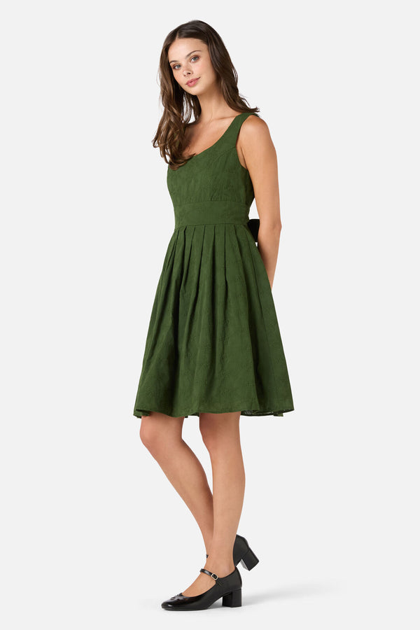 Princess Highway - Helena Bow Back Dress - green