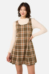 Princess Highway - Vera Check Mini Dress - green