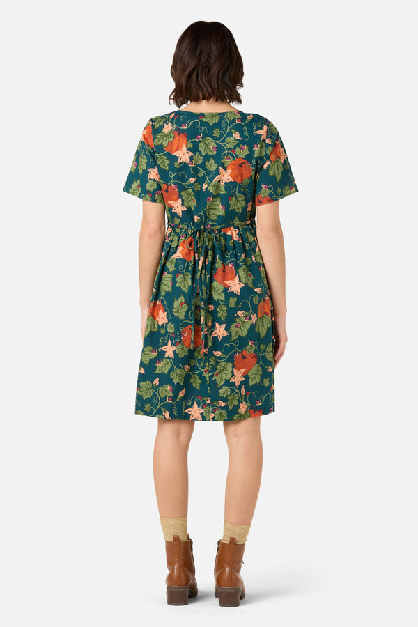 Princess Highway - Pumpkin Smock Dress - teal
