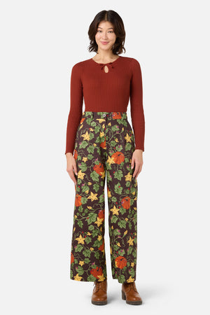 Princess Highway - Pumpkin Relaxed Pant - chocolate