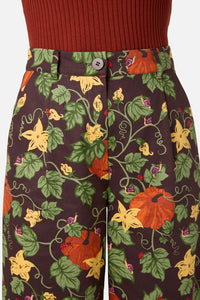 Princess Highway - Pumpkin Relaxed Pant - chocolate