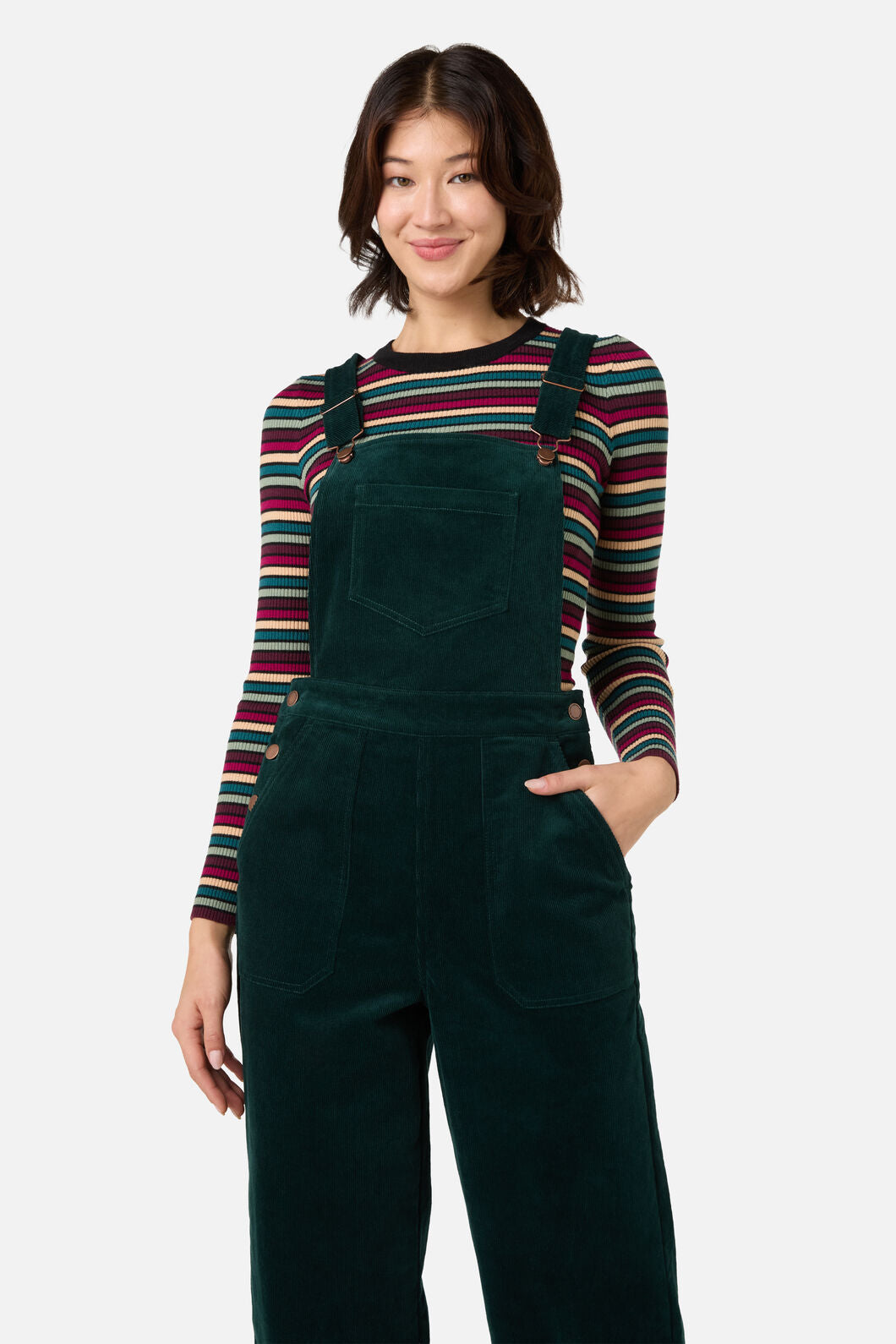 Princess Highway - Casey Cord Overall - teal