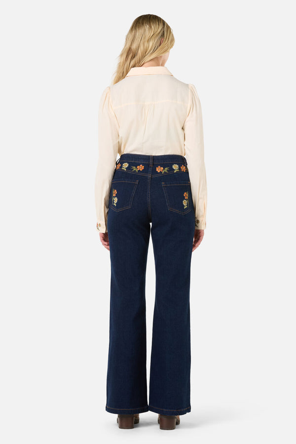 Princess Highway - Gloria Embroidered Blouse - cream