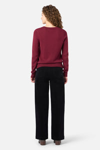 Princess Highway - Quokka Embroidered Jumper - rose
