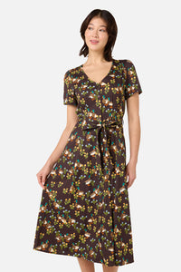 Princess Highway - Sweet Ducks Midi Dress - chocolate