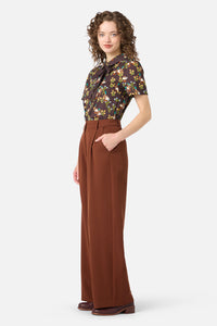 Princess Highway - Sweet Ducks Blouse - chocolate