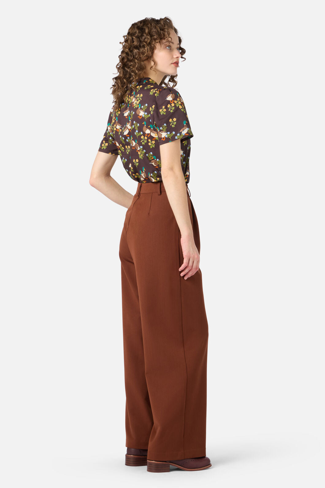 Princess Highway - Sweet Ducks Blouse - chocolate