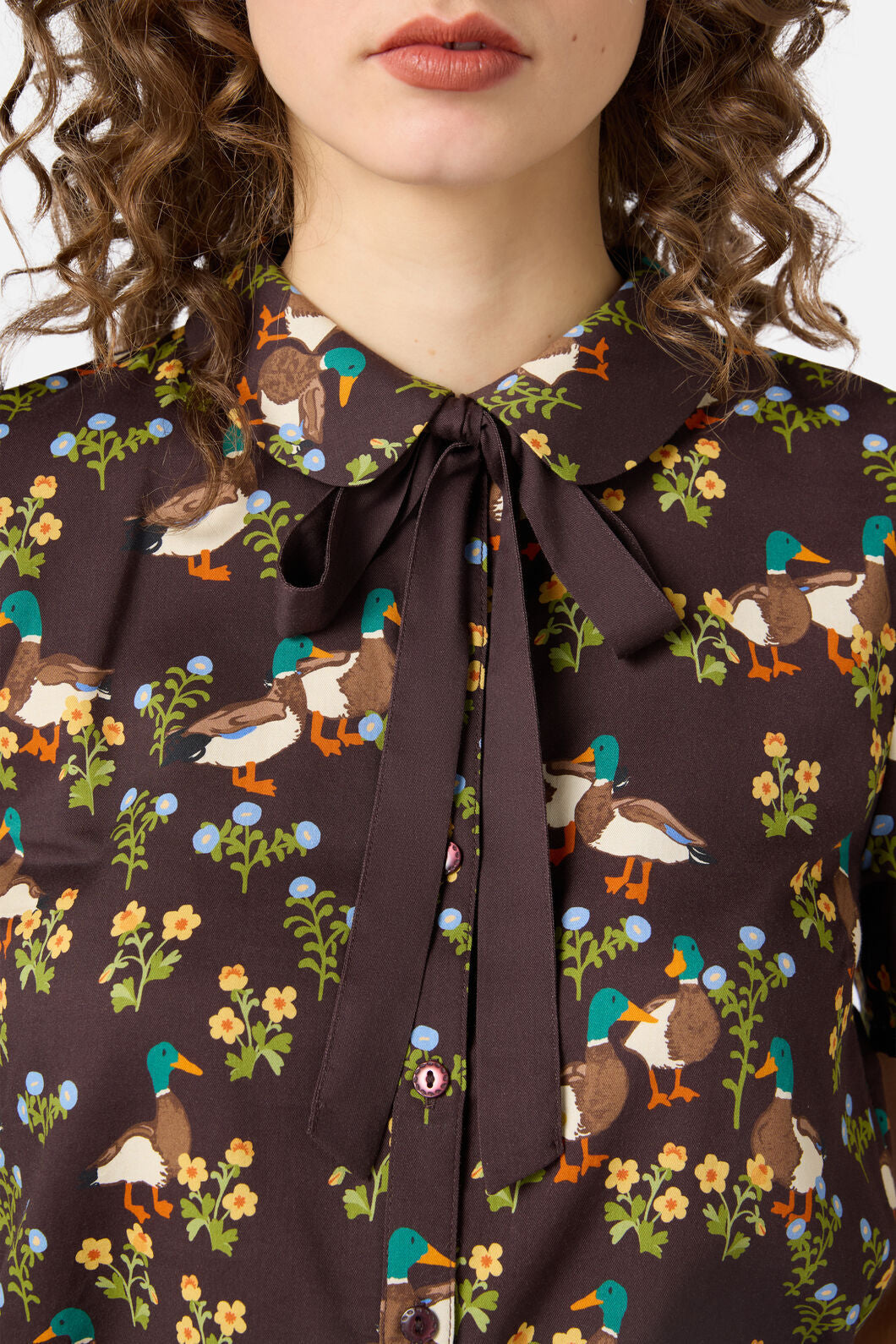 Princess Highway - Sweet Ducks Blouse - chocolate