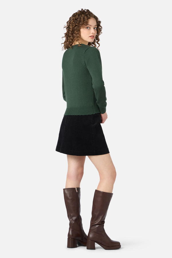 Princess Highway - Sweet Ducks Emb Cardigan - green