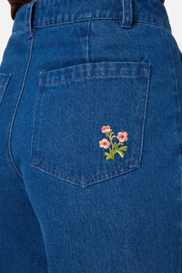 Princess Highway - Sweet Ducks Emb Denim Jean - blue-denim