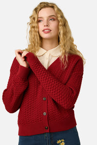 Princess Highway - Bobbie Knit Cardigan - red
