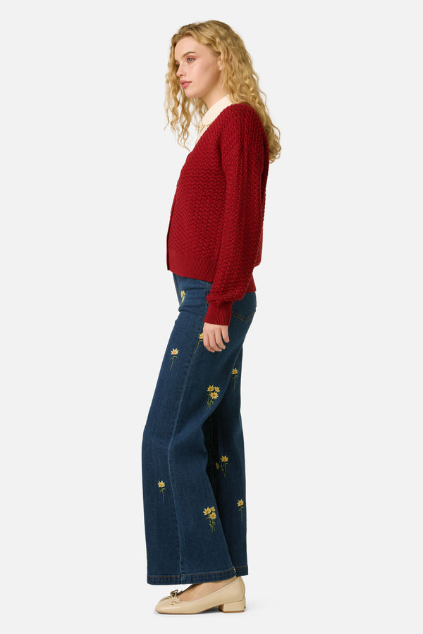 Princess Highway - Bobbie Knit Cardigan - red
