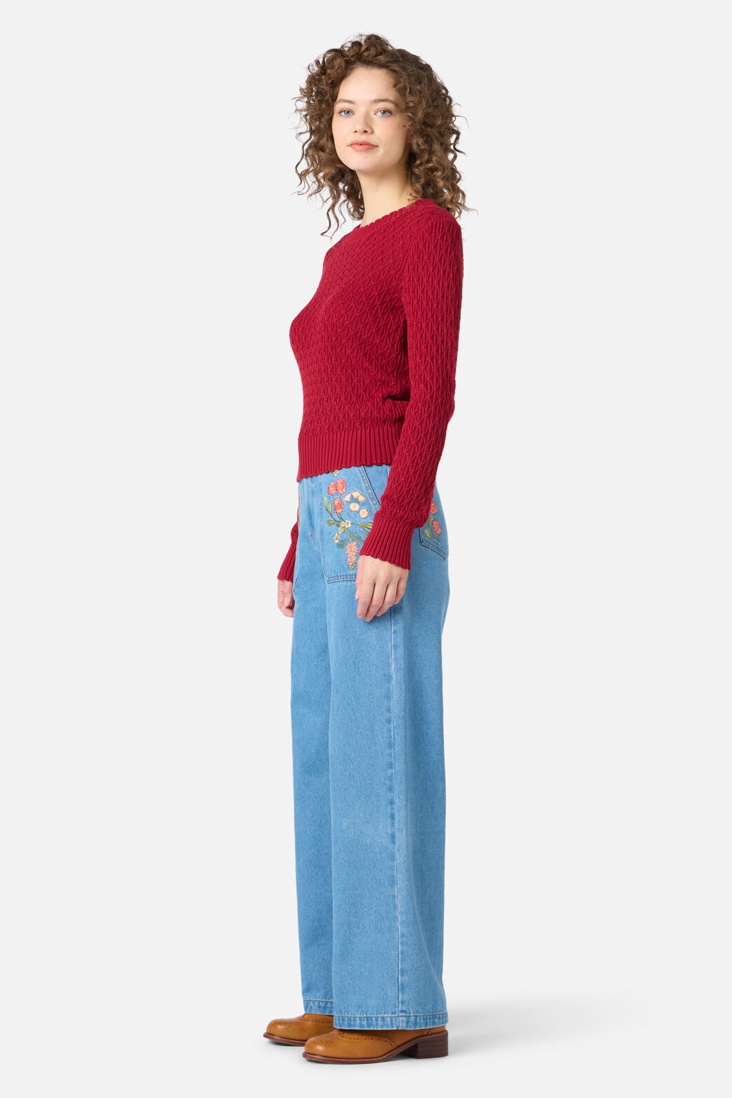 Princess Highway - Amelia Knit Jumper - red
