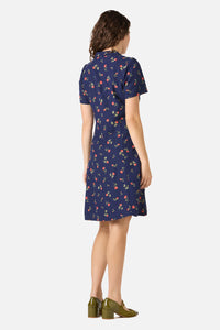 Princess Highway - Evie Rose Tea Dress - navy