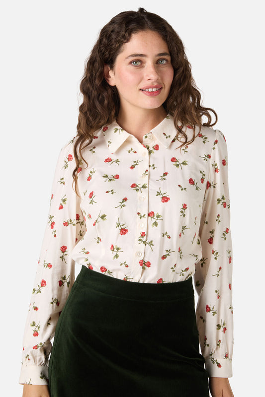 Princess Highway - Evie Rose Long Sleeve Blouse - cream