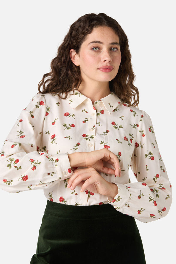 Princess Highway - Evie Rose Long Sleeve Blouse - cream