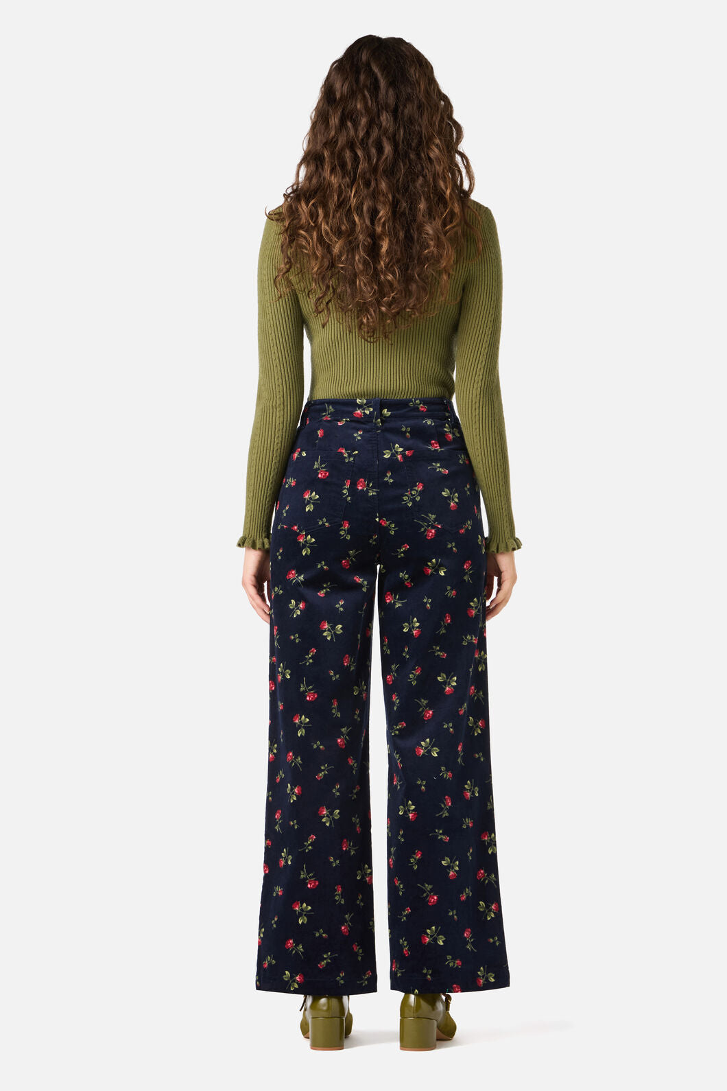 Princess Highway - Evie Rose Velvet Jean - navy
