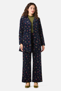 Princess Highway - Evie Rose Velvet Jean - navy
