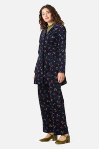 Princess Highway - Evie Rose Velvet Jean - navy