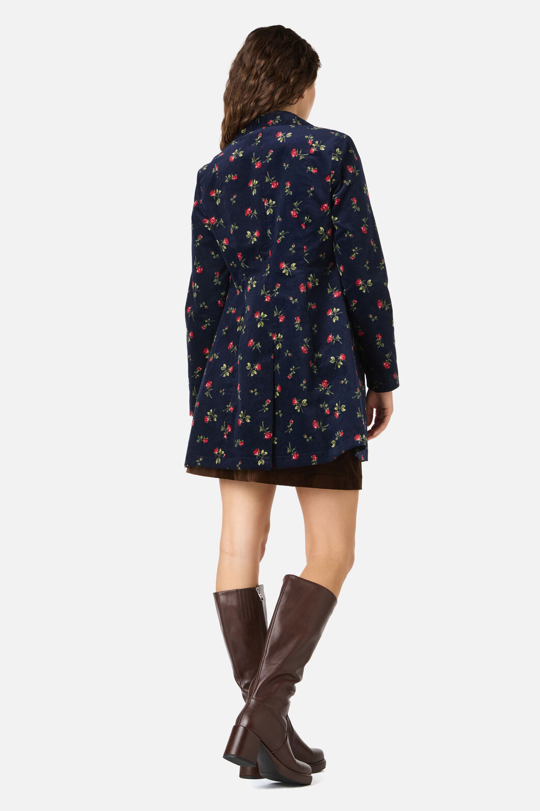 Princess Highway - Evie Rose Velvet Jacket - navy