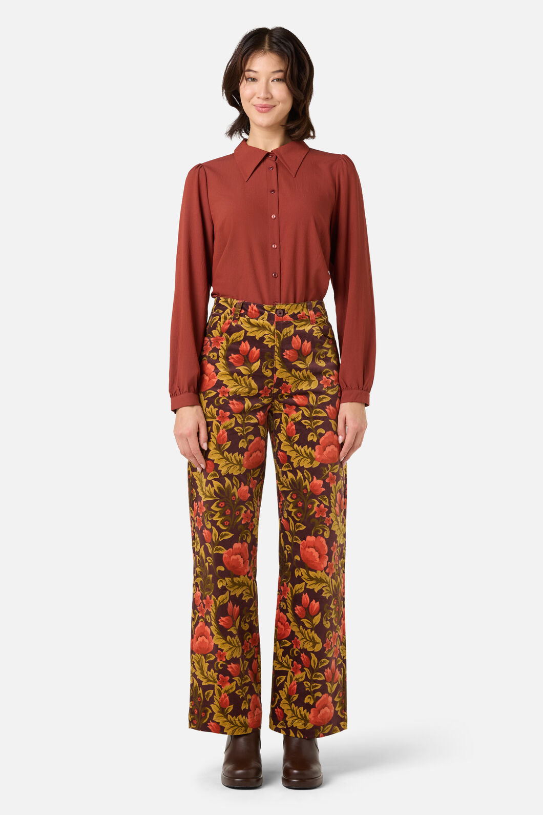Princess Highway - Nora Blouse - henna