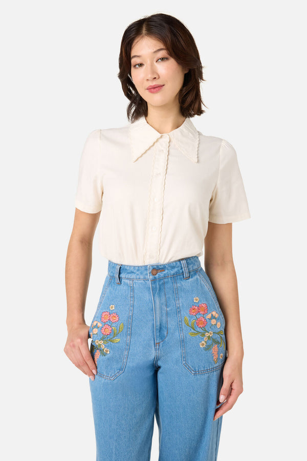 Princess Highway - Elouise Blouse - cream