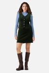 Princess Highway - Rachel Velvet Vest - olive-green