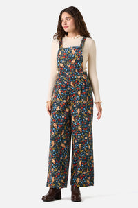 Princess Highway - Forest Owl Cord Overall - teal