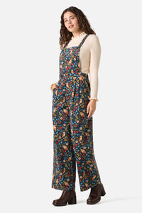 Princess Highway - Forest Owl Cord Overall - teal