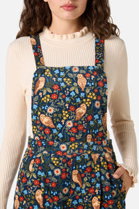 Princess Highway - Forest Owl Cord Overall - teal