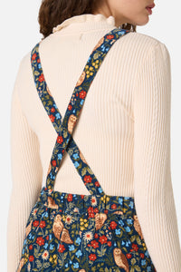 Princess Highway - Forest Owl Cord Overall - teal