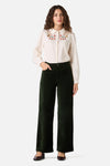 Princess Highway - Owl Embroidered Blouse - cream