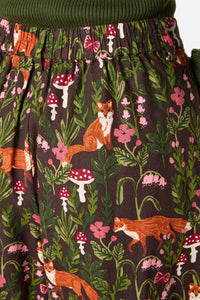 Princess Highway - Fancy Foxes Culotte - chocolate