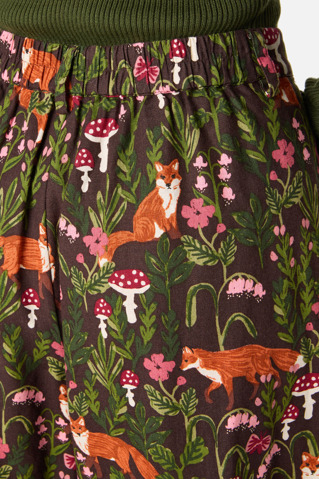 Princess Highway - Fancy Foxes Culotte - chocolate