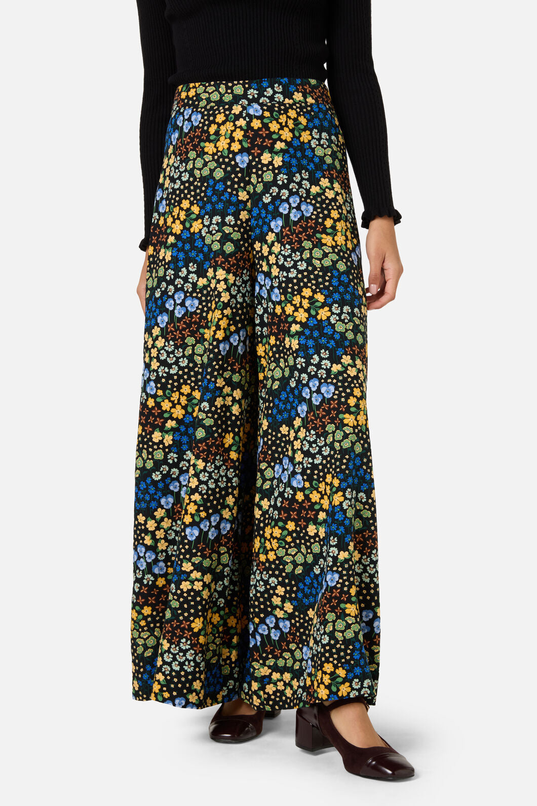 Princess Highway - Iris Ditsy Palazzo Pant - blue