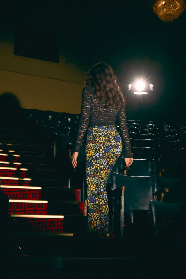 Princess Highway - Iris Ditsy Palazzo Pant - blue