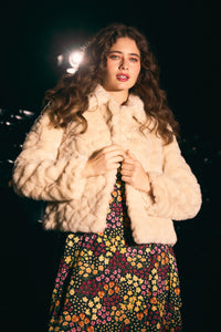 Princess Highway - Penelope Faux Fur Jacket - cream