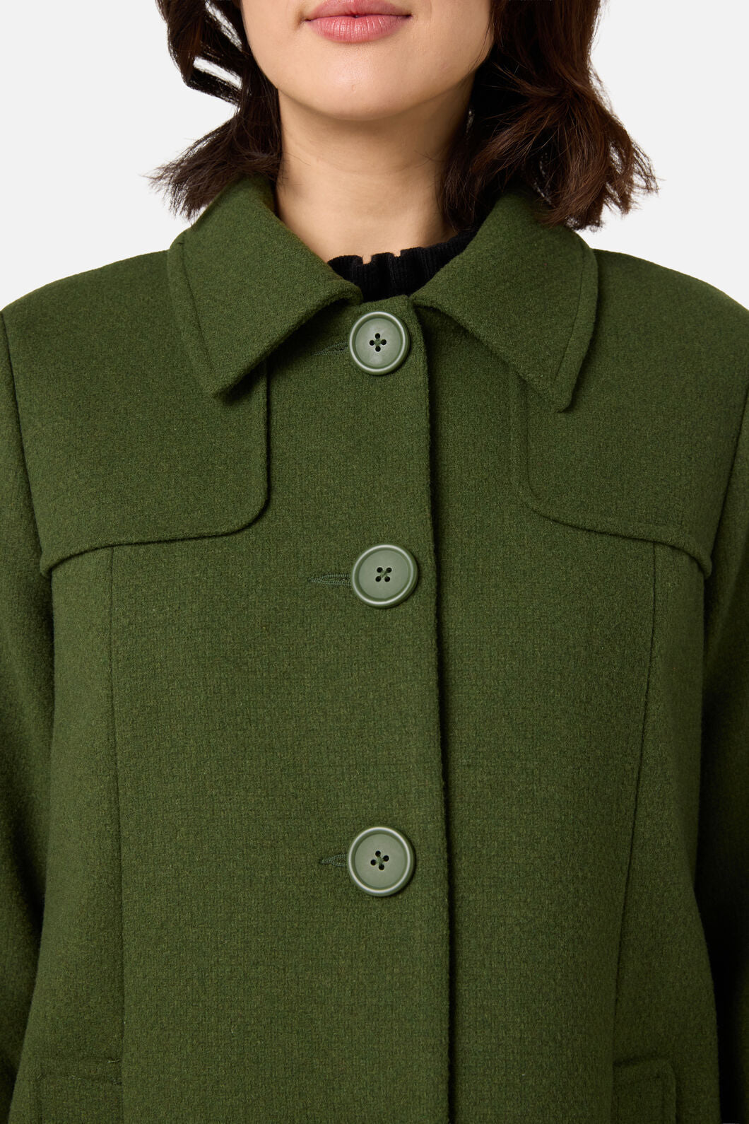 Princess Highway - Jacqueline Wool Blend Coat - green