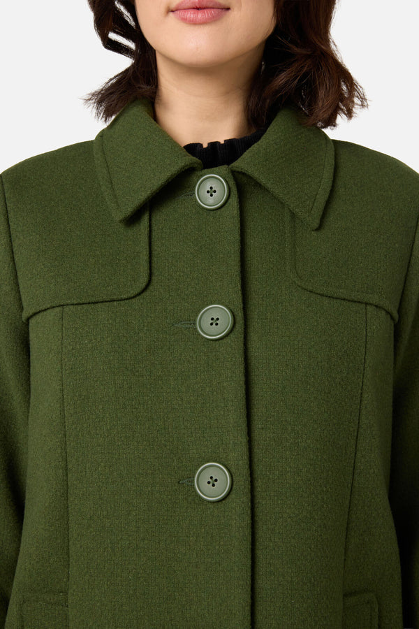 Princess Highway - Jacqueline Wool Blend Coat - green