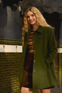 Princess Highway - Jacqueline Wool Blend Coat - green