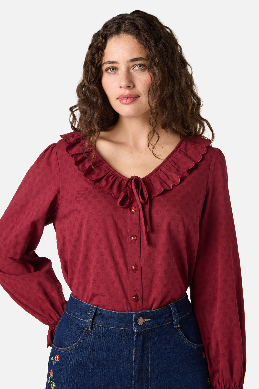 Princess Highway - Lovely Luella Blouse - wine