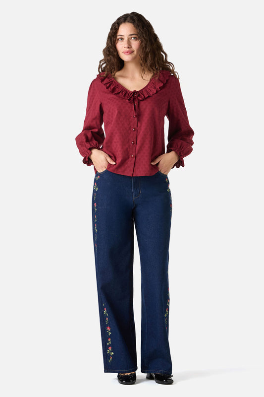 Princess Highway - Lovely Luella Blouse - wine