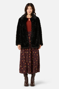 Princess Highway - Belinda Fur Coat - black