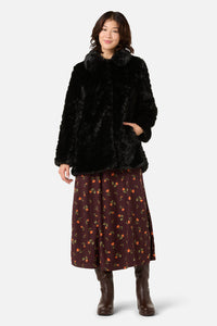 Princess Highway - Belinda Fur Coat - black